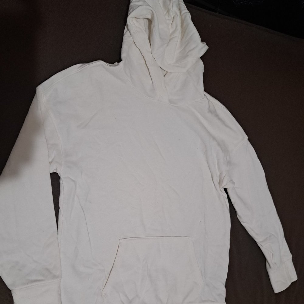 Old Navy Boys White Hoodie Sweater